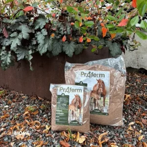 Miljöbild Proferm häst, 1 kg och 5 kg