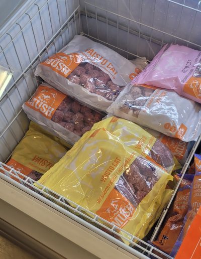Högkvalitetsfoder med mycket kött från välkända Mush